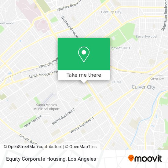 Mapa de Equity Corporate Housing