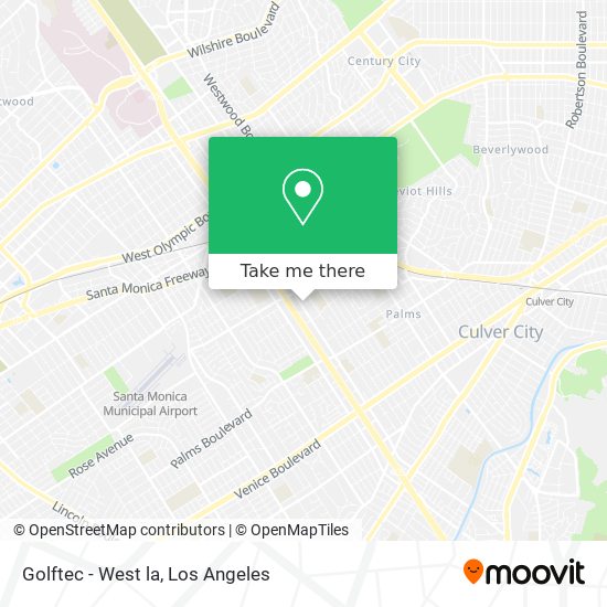 Golftec - West la map