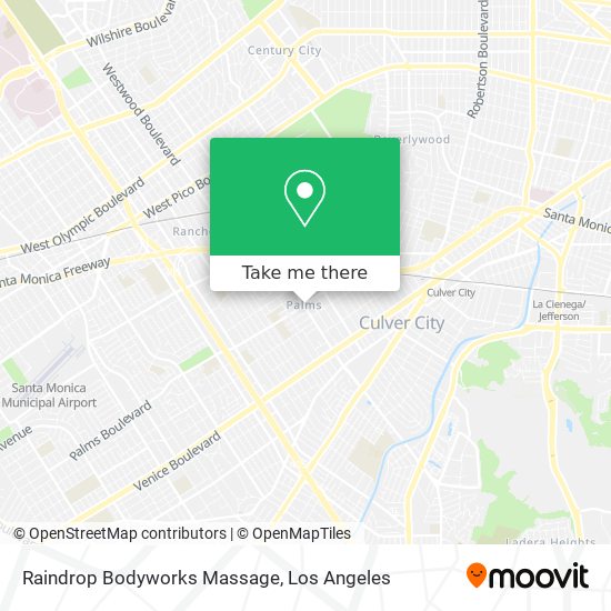 Mapa de Raindrop Bodyworks Massage