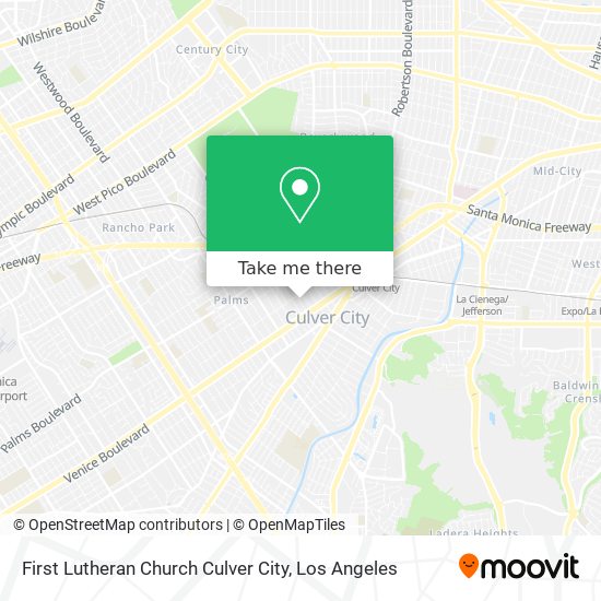 Mapa de First Lutheran Church Culver City