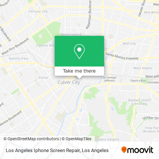 Mapa de Los Angeles Iphone Screen Repair