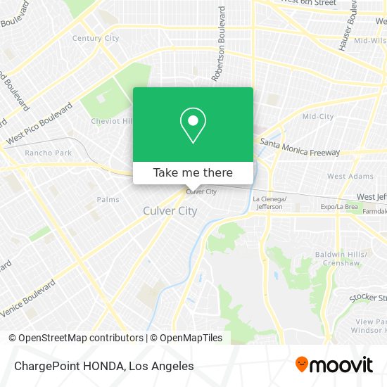 ChargePoint HONDA map