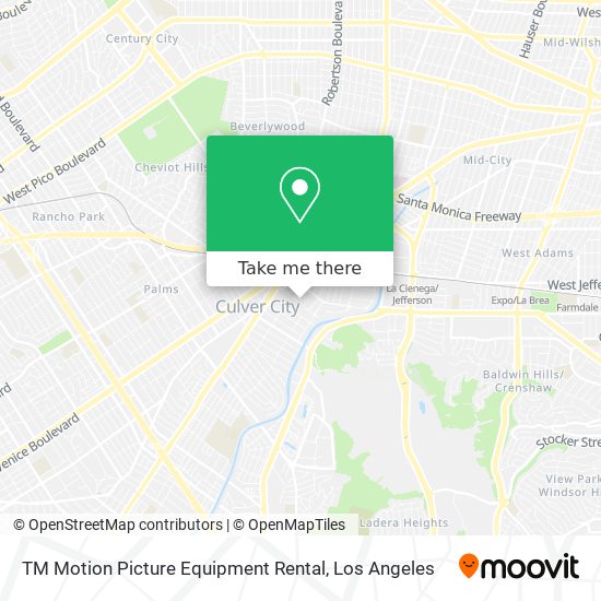 Mapa de TM Motion Picture Equipment Rental