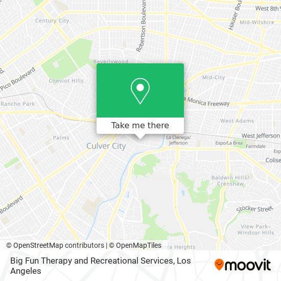 Big Fun Therapy and Recreational Services map