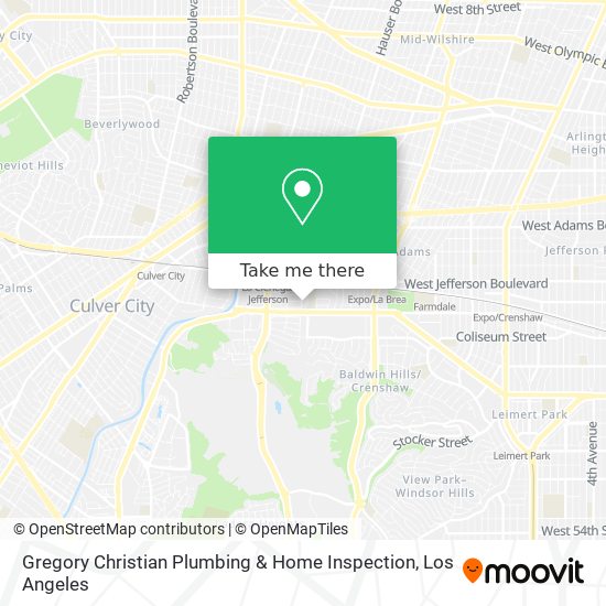 Gregory Christian Plumbing & Home Inspection map