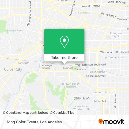 Living Color Events map