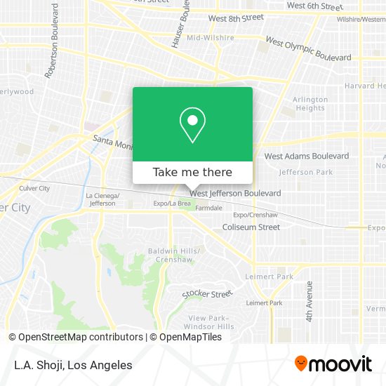 L.A. Shoji map