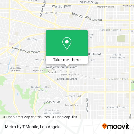 Metro by T-Mobile map