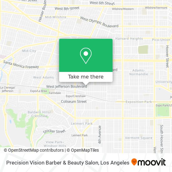 Precision Vision Barber & Beauty Salon map