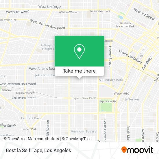 Best la Self Tape map