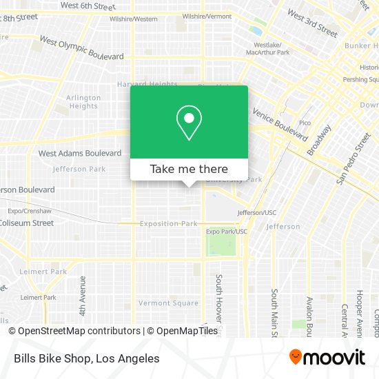 Mapa de Bills Bike Shop
