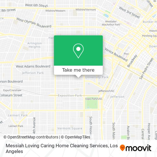 Mapa de Messiah Loving Caring Home Cleaning Services