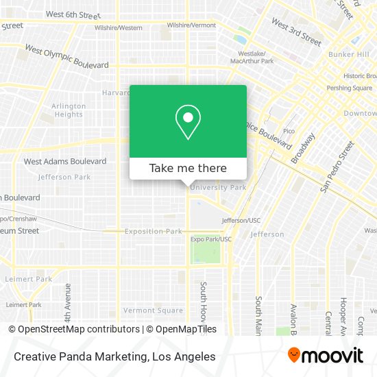 Creative Panda Marketing map
