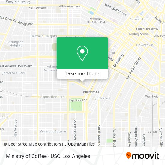 Ministry of Coffee - USC map