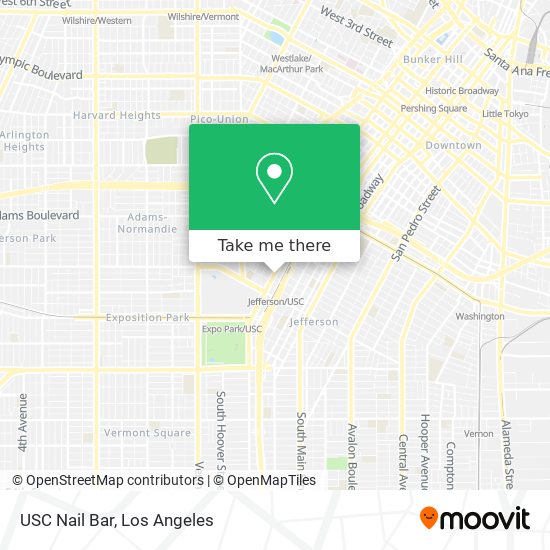 Mapa de USC Nail Bar
