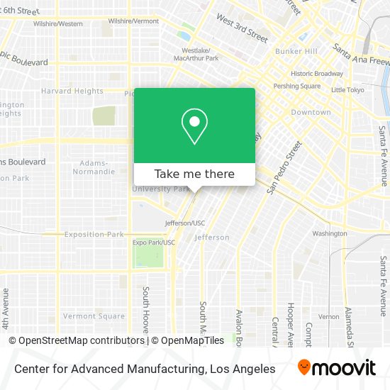 Mapa de Center for Advanced Manufacturing