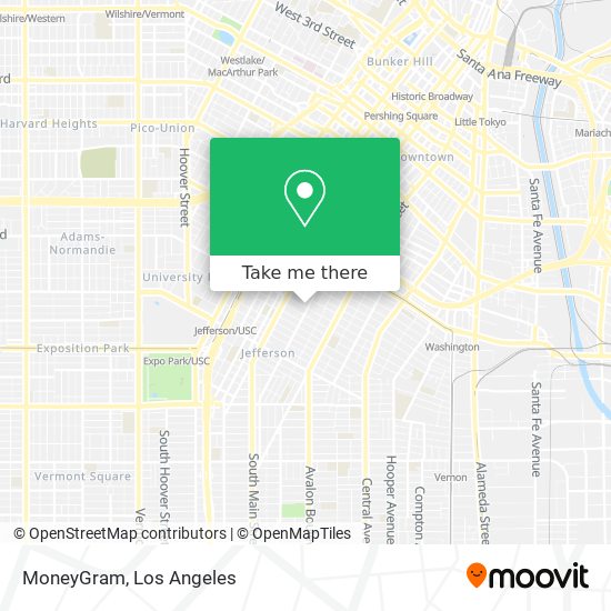 MoneyGram map