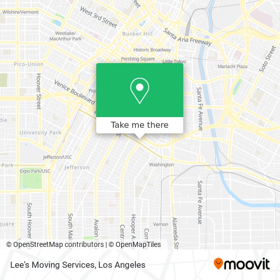 Mapa de Lee's Moving Services