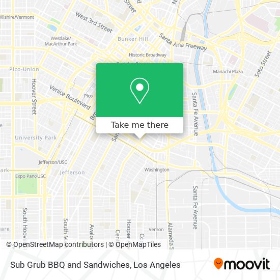 Mapa de Sub Grub BBQ and Sandwiches