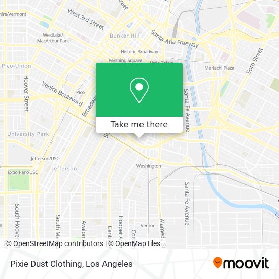 Pixie Dust Clothing map