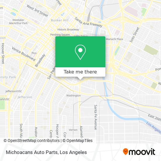 Michoacans Auto Parts map