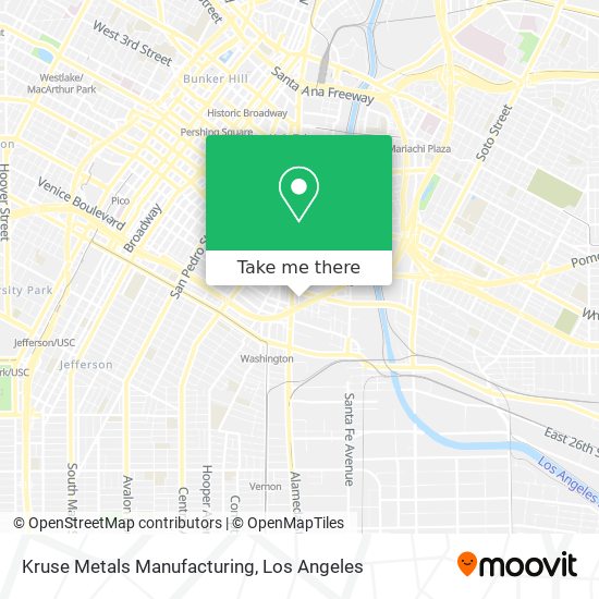 Kruse Metals Manufacturing map