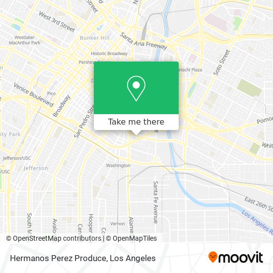 Hermanos Perez Produce map