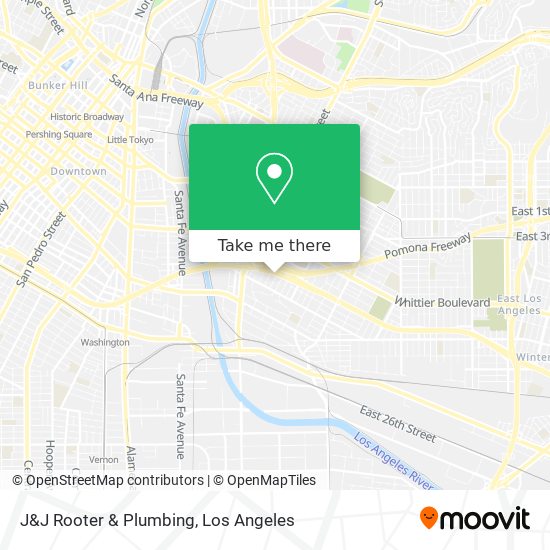 Mapa de J&J Rooter & Plumbing