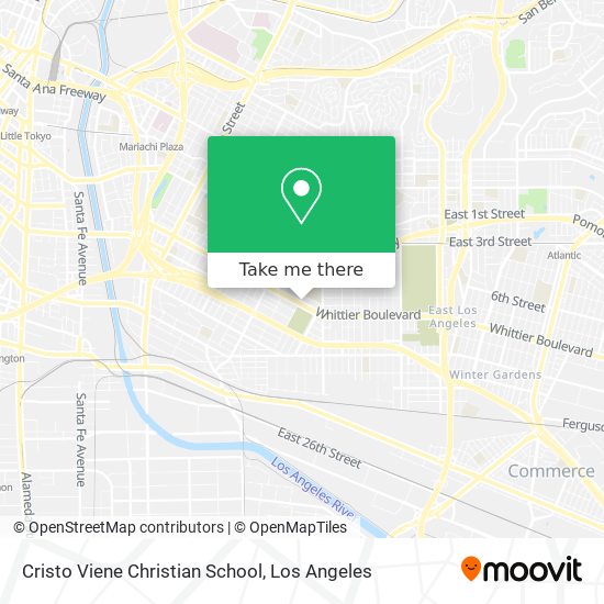 Cristo Viene Christian School map