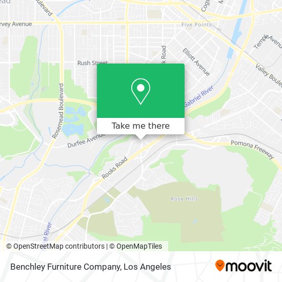 Mapa de Benchley Furniture Company