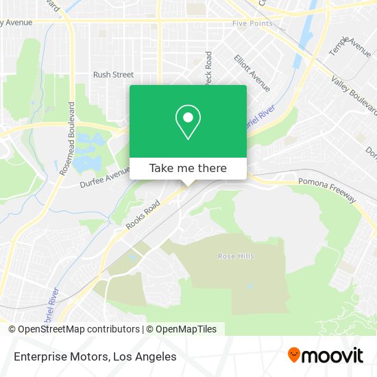 Mapa de Enterprise Motors