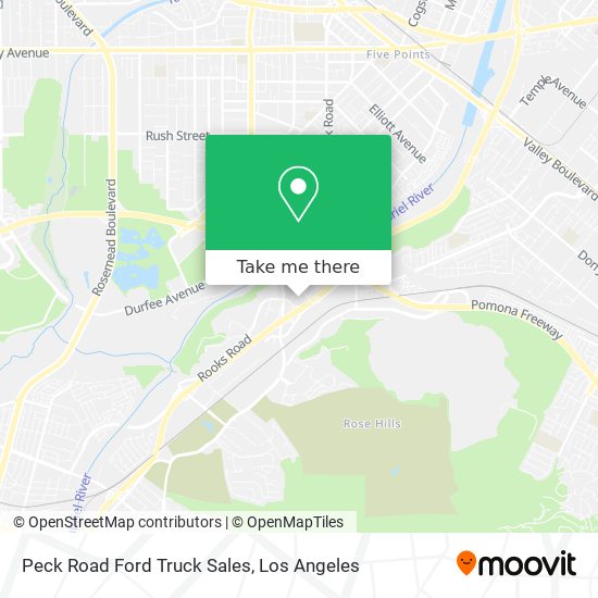 Peck Road Ford Truck Sales map