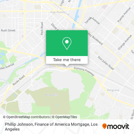 Mapa de Phillip Johnson, Finance of America Mortgage