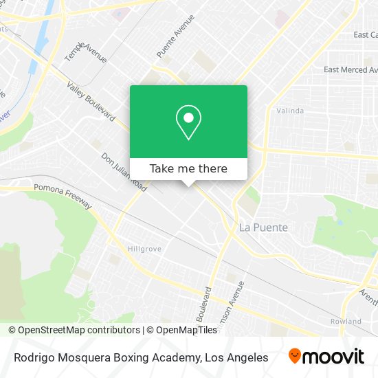 Mapa de Rodrigo Mosquera Boxing Academy