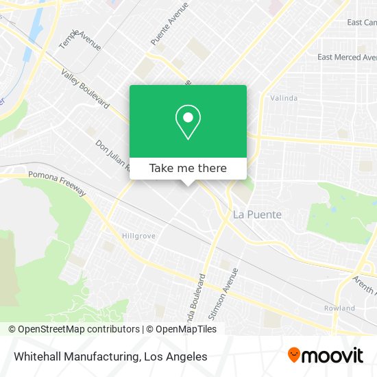 Mapa de Whitehall Manufacturing