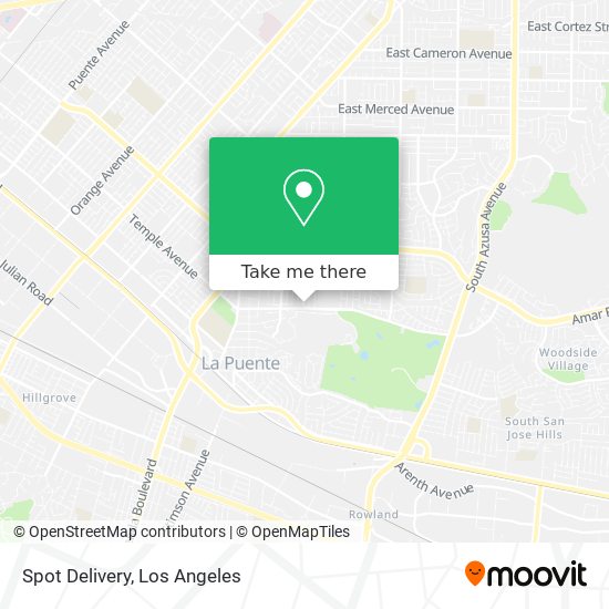 Spot Delivery map