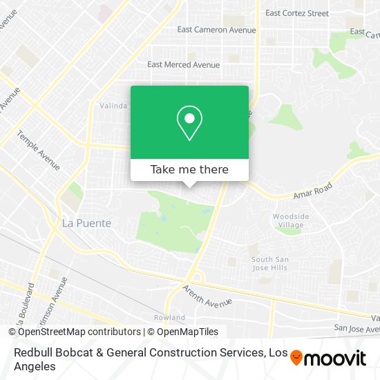 Redbull Bobcat & General Construction Services map