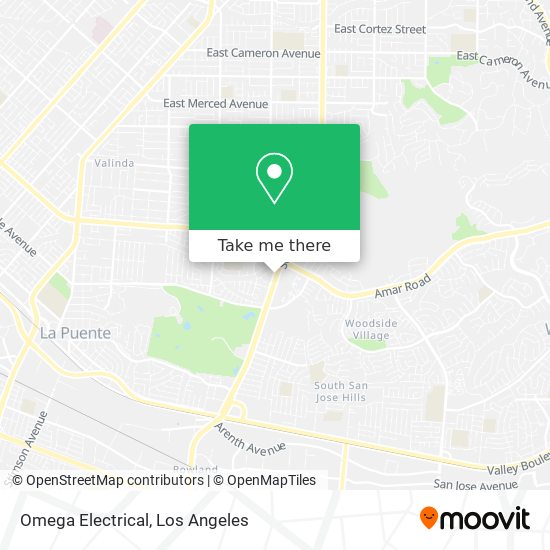 Omega Electrical map