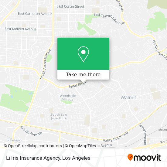 Li Iris Insurance Agency map