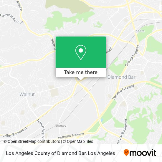 Los Angeles County of Diamond Bar map