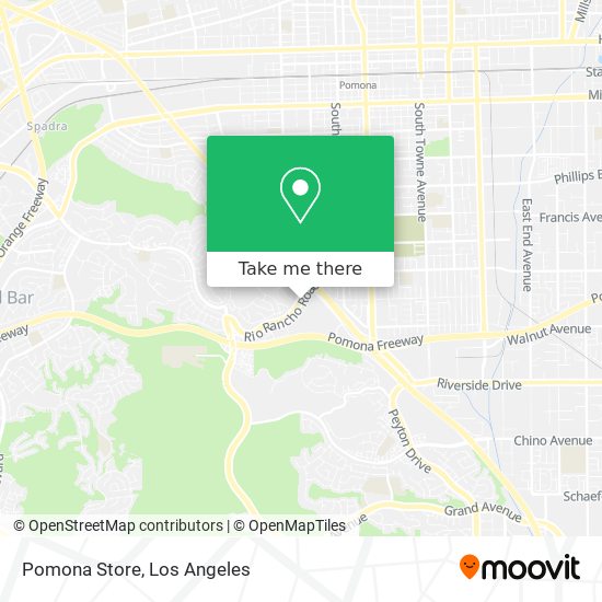 Pomona Store map