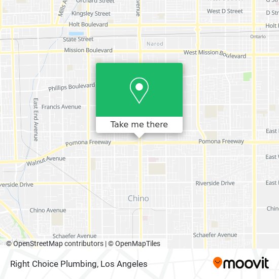 Right Choice Plumbing map