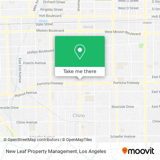 New Leaf Property Management map