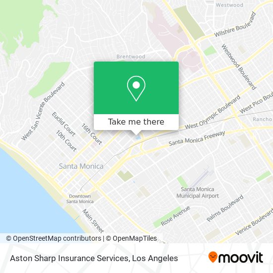Aston Sharp Insurance Services map