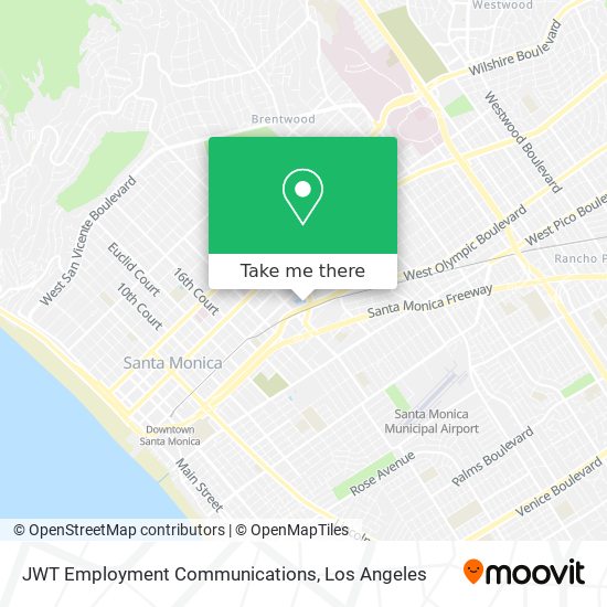 JWT Employment Communications map