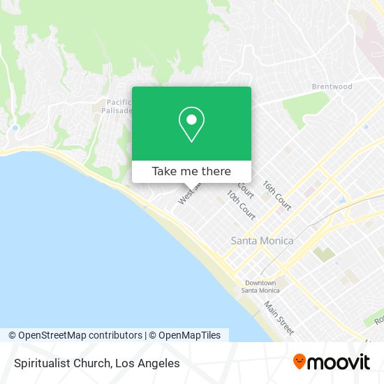 Spiritualist Church map