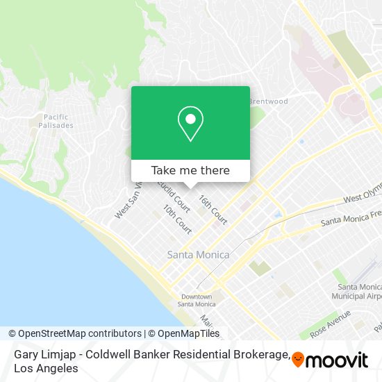 Gary Limjap - Coldwell Banker Residential Brokerage map