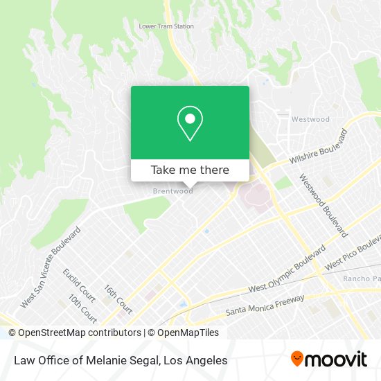 Mapa de Law Office of Melanie Segal