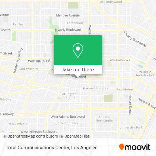 Mapa de Total Communications Center