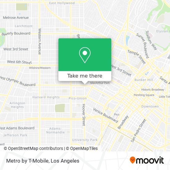 Mapa de Metro by T-Mobile